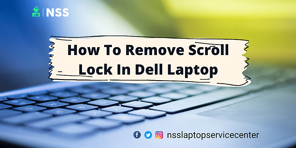 how do i unlock my dell laptop keyboard